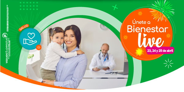 Únete a Bienestar Live este 23, 24 y 25 de abril